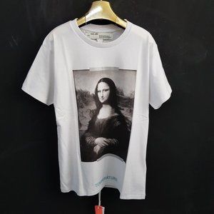 Off-White Mona Lisa Painting White T-Shirt